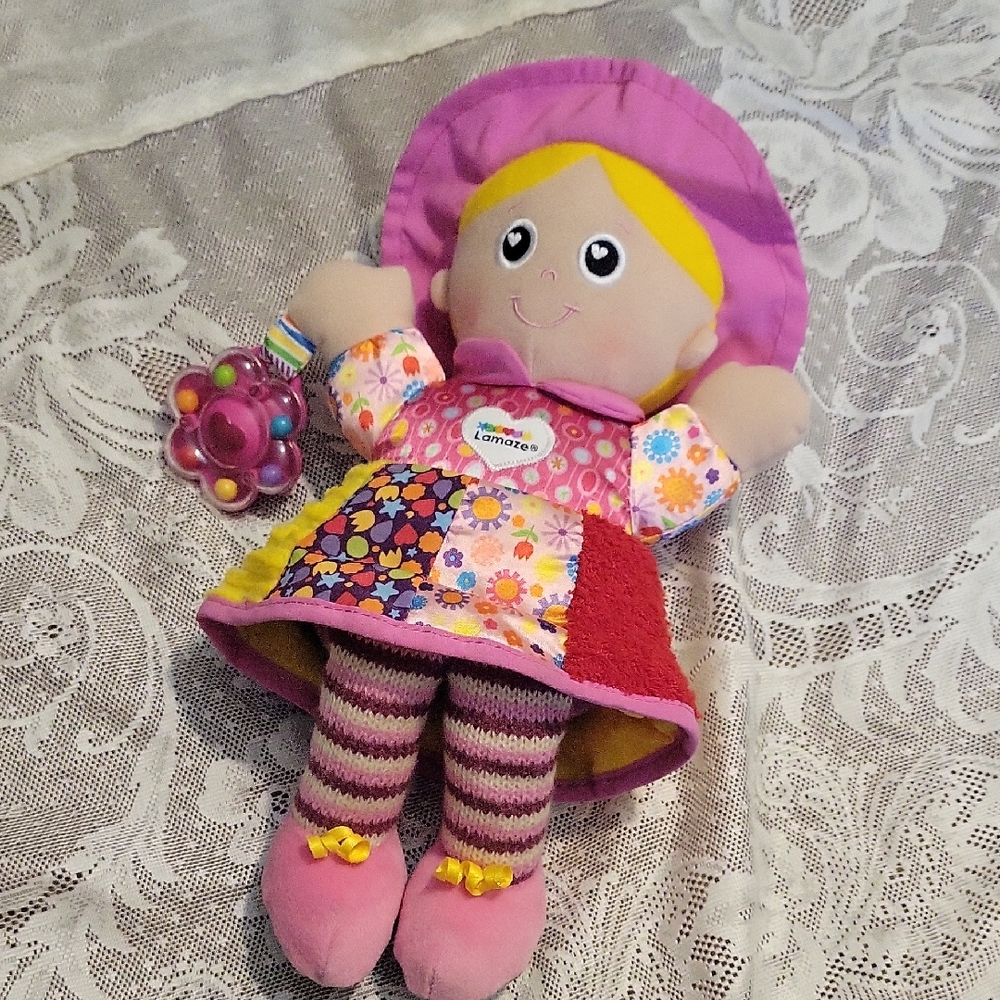 Lamaze Sensory Patchwork Doll